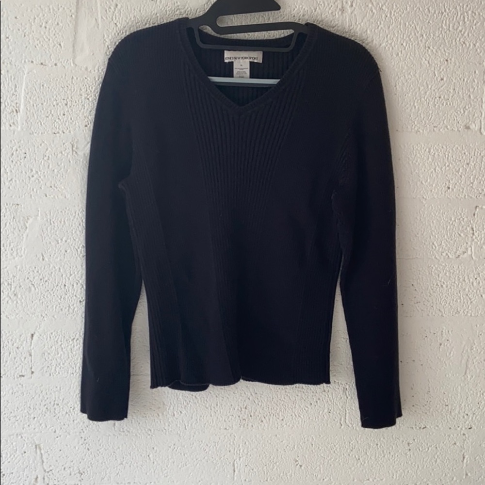 Jones New York sport Black sweater